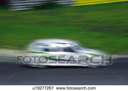 Stock Photo - Sport, Motor, Car, Car sport, Racing, Racing car, Racetrack. Fotosearch