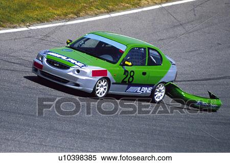 Stock Photography - Sport, Motor, Car, Car sport, Racing, Racing car, Racetrack. Fotosearch