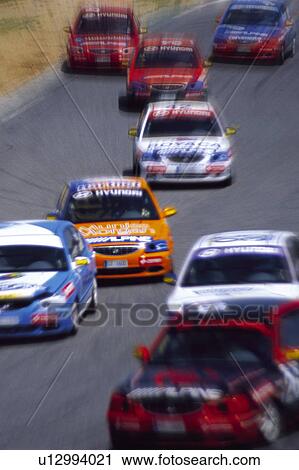 Stock Image - Sport, Motor, Car, Cars, Car sport, Racing, Racing car. Fotosearch