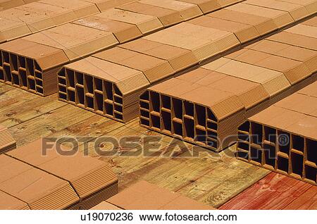 Stock Photograph - Construction, Building, Material, Forged, Shape, Brick, Bricks. Fotosearch