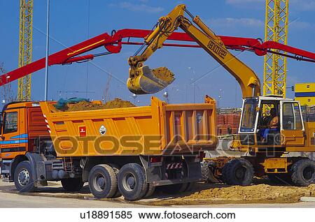 Construction, Building, Material, Crane, In construction, Building site, Construction site View Large Photo Image Stock Photography - Construction, Building, Material, Crane, In construction, Building site, Construction site. Fotosearch