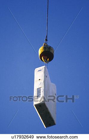Stock Photo - Construction, Crane, Cranes, Sky, High, Cloud, Clouds. Fotosearch