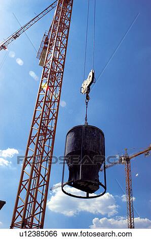 Construction, High, Crane, Cranes, Sky, Blue sky, Cloud View Large Photo Image Stock Photograph - Construction, High, Crane, Cranes, Sky, Blue sky, Cloud. Fotosearch