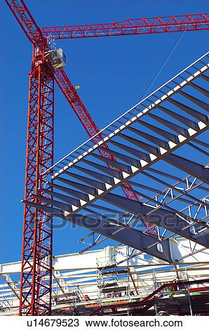 Construction, Material, Building, Buildings, Construction material, Crane, Raise View Large Photo Image Stock Image - Construction, Material, Building, Buildings, Construction material, Crane, Raise. Fotosearch