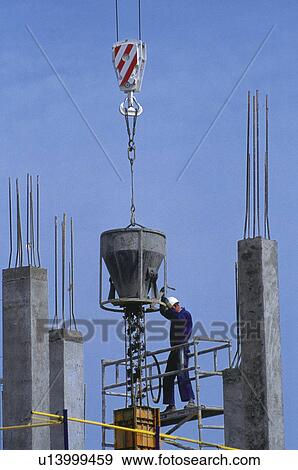 Construction, Material, Forged, Shape, Construction material, House in construction, Concrete View Large Photo Image Stock Photo - Construction, Material, Forged, Shape, Construction material, House in construction, Concrete. Fotosearch