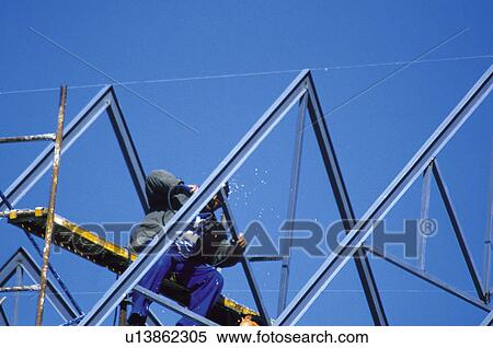 Construction, Roof, Frame, Framework, Metalic framework, Solder, Weld View Large Photo Image Stock Photography - Construction, Roof, Frame, Framework, Metalic framework, Solder, Weld. Fotosearch