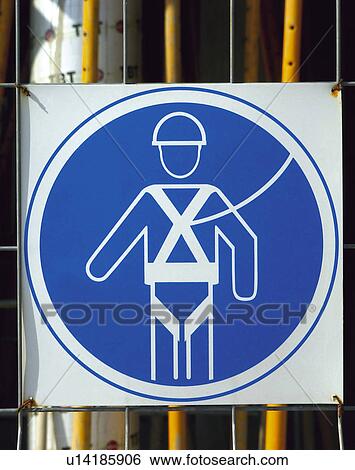 Construction, Sign, Signal, Helmet, Harness, Belt View Large Photo Image Stock Photograph - Construction, Sign, Signal, Helmet, Harness, Belt. Fotosearch