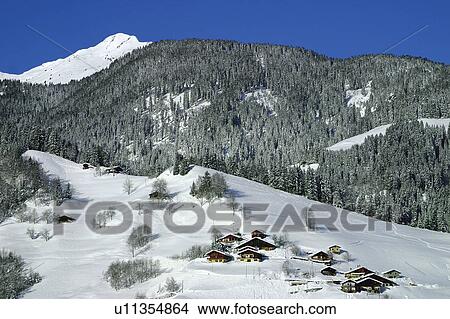 Picture - Landscape of snow, Landscape, Landscapes of snow, Winter, Snow, Snowy, Alps. Fotosearch