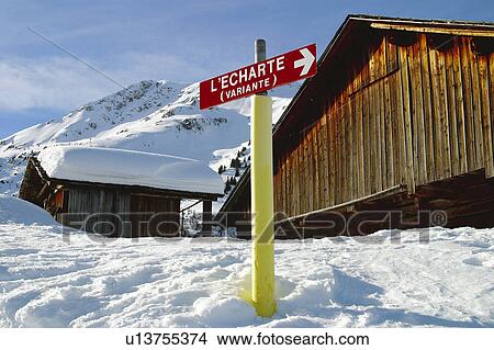 Picture - Landscape of snow, Landscape, Landscapes of snow, Winter, Snow, Snowy, Alps. Fotosearch