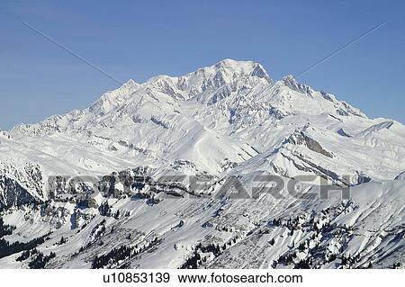 Stock Photo - Landscape of snow, Landscape, Landscapes of snow, Winter, Snow, Snowy, Alps. Fotosearch