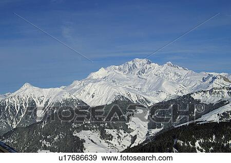 Stock Photo - Landscape of snow, Landscape, Landscapes of snow, Winter, Snow, Snowy, Alps. Fotosearch