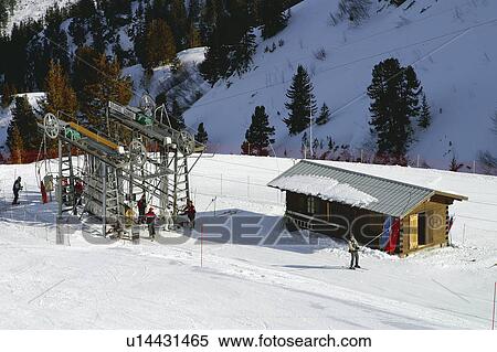 Stock Photography - Landscape of snow, Landscape, Landscapes of snow, Winter, Snow, Snowy, Alps. Fotosearch