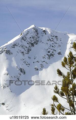 Stock Photography - Landscape of snow, Landscape, Landscapes of snow, Winter, Snow, Snowy, Alps. Fotosearch