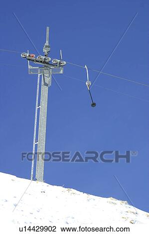 Stock Image - Snow, Snowy, Winter, Snow details, Ski, Piste, Ski run. Fotosearch