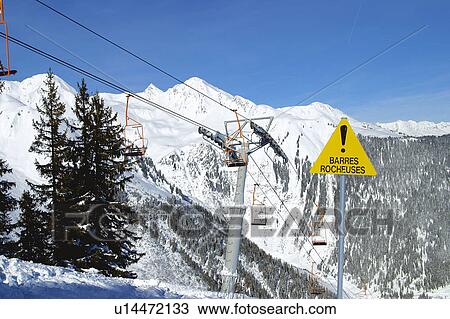 Stock Image - Snow, Snowy, Winter, Snow details, Ski, Piste, Ski run. Fotosearch