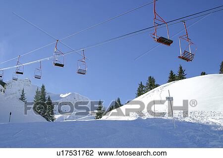 Stock Image - Snow, Snowy, Winter, Snow details, Ski, Piste, Ski run. Fotosearch