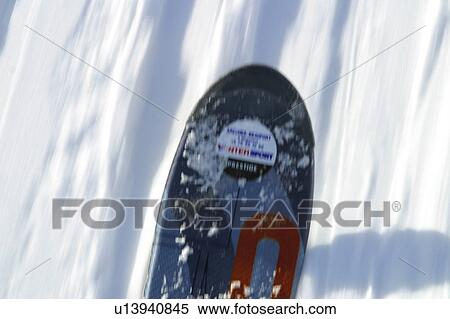 Stock Photography - Snow, Snowy, Winter, Snow details, Ski, Piste, Ski run. Fotosearch