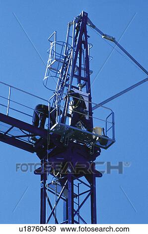 Stock Photo - Industry, Energy, Crane, Hydraulic, Hydraulic system, Pulley, Transport. Fotosearch