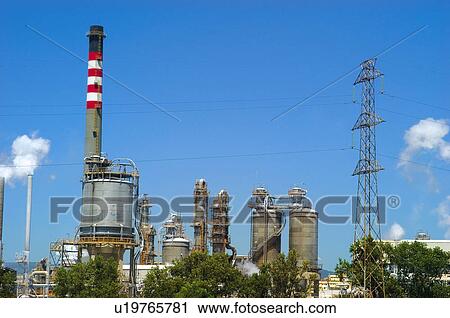 Stock Image - Industry, Energy, Electric, Electricity, Power, Petroleum, Oil industry. Fotosearch