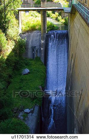 Industry, Energy, Electricity, Dam, Reservoir, Water, Tree View Large Photo Image Picture - Industry, Energy, Electricity, Dam, Reservoir, Water, Tree. Fotosearch