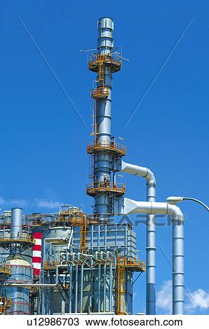 Industry, Energy, Electricity, Power, Petroleum, Oil industry, Tower View Large Photo Image Stock Image - Industry, Energy, Electricity, Power, Petroleum, Oil industry, Tower. Fotosearch