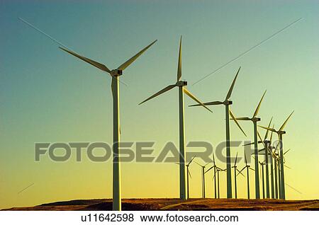 Stock Photo - Industry, Energy, Electricity, Power, Mill, Motor driven mill, Mill arms. Fotosearch