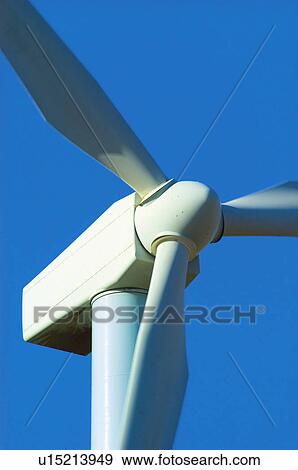 Stock Photo - Industry, Energy, Electricity, Power, Mill, Motor driven mill, Mill arms. Fotosearch