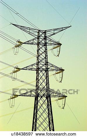 Industry, Energy, Electricity, Power, Turret, Electric turret, Post View Large Photo Image Stock Photo - Industry, Energy, Electricity, Power, Turret, Electric turret, Post. Fotosearch