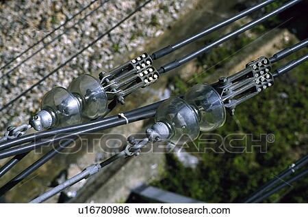 Stock Photograph - Industry, Energy, Electricity, Power, Cable, Cables, Wire. Fotosearch