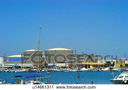 Stock Image - Industry, Energy, Power, Petroleum, Oil industry, Tank, Tanks. Fotosearch