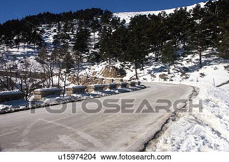 Picture - Road, Roads, Spanish, Spanish road, Spanish roads, Nature, Landscape. Fotosearch