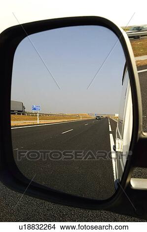 Road, Roads, Spanish, Spanish road, Spanish roads, Car, Mirror View Large Photo Image Picture - Road, Roads, Spanish, Spanish road, Spanish roads, Car, Mirror. Fotosearch