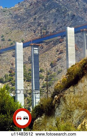 Stock Image - Road, Roads, Spanish, Spanish road, Spanish roads, Construction, Work. Fotosearch