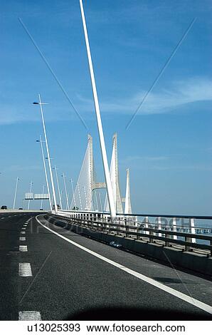 Stock Image - Road, Roads, Spanish, Spanish road, Spanish roads, Motorway, Freeway. Fotosearch