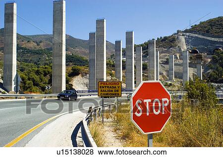 Road, Roads, Spanish, Spanish road, Spanish roads, Construction, Work View Large Photo Image Stock Photo - Road, Roads, Spanish, Spanish road, Spanish roads, Construction, Work. Fotosearch