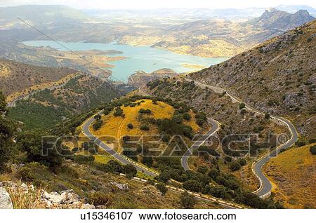 Stock Photo - Road, Roads, Spanish, Spanish road, Spanish roads, Empty, Nature. Fotosearch
