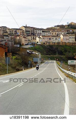 Stock Photo - Road, Roads, Spanish, Spanish road, Spanish roads, Perspective, Lane. Fotosearch