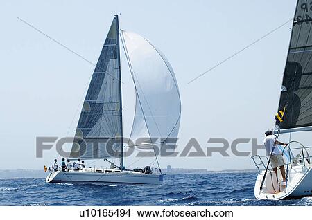Sport, Sports, Sea, Sea sport, Sail, Sailing View Large Photo Image Picture - Sport, Sports, Sea, Sea sport, Sail, Sailing. Fotosearch