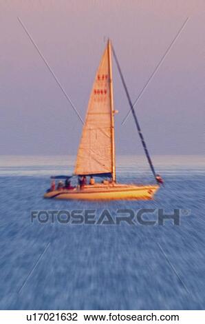 Sport, Sports, Sea, Sea sport, Horizon, Sail View Large Photo Image Stock Image - Sport, Sports, Sea, Sea sport, Horizon, Sail. Fotosearch
