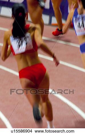 Sport, Sports, Sportswoman, Woman, Sport clothes, Racetrack View Large Photo Image Picture - Sport, Sports, Sportswoman, Woman, Sport clothes, Racetrack. Fotosearch