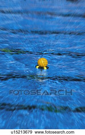 Stock Photo -  Sport, Sports, Swimmingpool, Swimming pool, Water, Waterpolo. Fotosearch