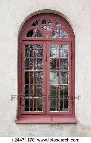 Stock Photo - Polish Catholic church window. Fotosearch