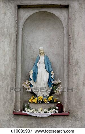 Statue of Virgin Mary View Large Photo Image Stock Photo - Statue of Virgin Mary. Fotosearch