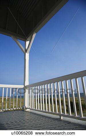 Porch facing beach on Bald Head Island, North Carolina. View Large Photo Image Stock Photo - Porch facing beach on Bald Head Island, North Carolina.. Fotosearch