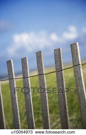 Weathered wooden fence on sand dune. View Large Photo Image Stock Image - Weathered wooden fence on sand dune.. Fotosearch