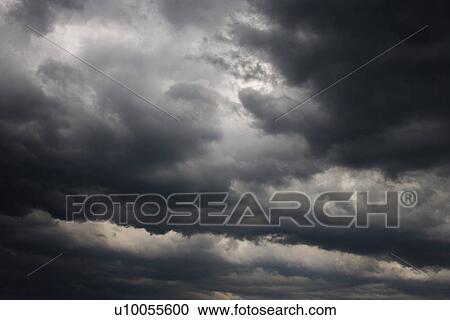 Ominous abstract storm clouds. View Large Photo Image Stock Image - Ominous abstract storm clouds.. Fotosearch