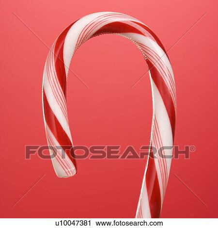 Still life of top half of candy cane. View Large Photo Image Stock Image - Still life of top half of candy cane.. Fotosearch