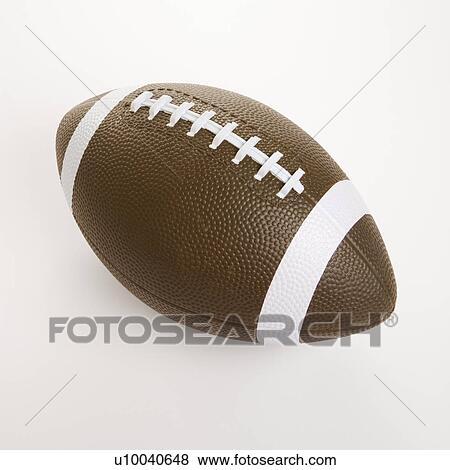 Stock Photo - American football on white background.. Fotosearch