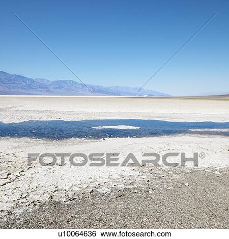 Stock Photograph - Badwater Basin in Death Valley National Park.. Fotosearch