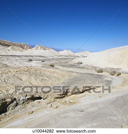 Stock Image - Barren landscape in Death Valley National Park.. Fotosearch